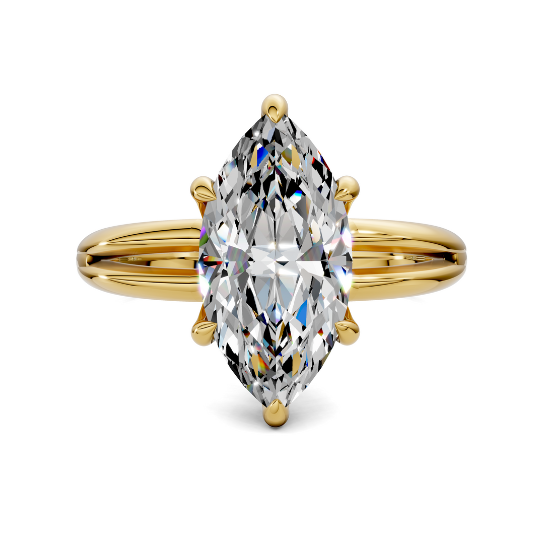 Ashlee Floating Split Band Ring