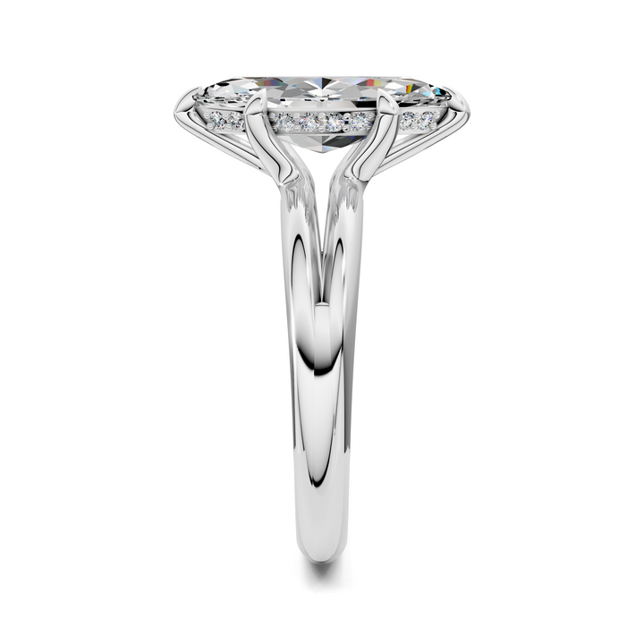 Ashlee Floating Split Band Ring