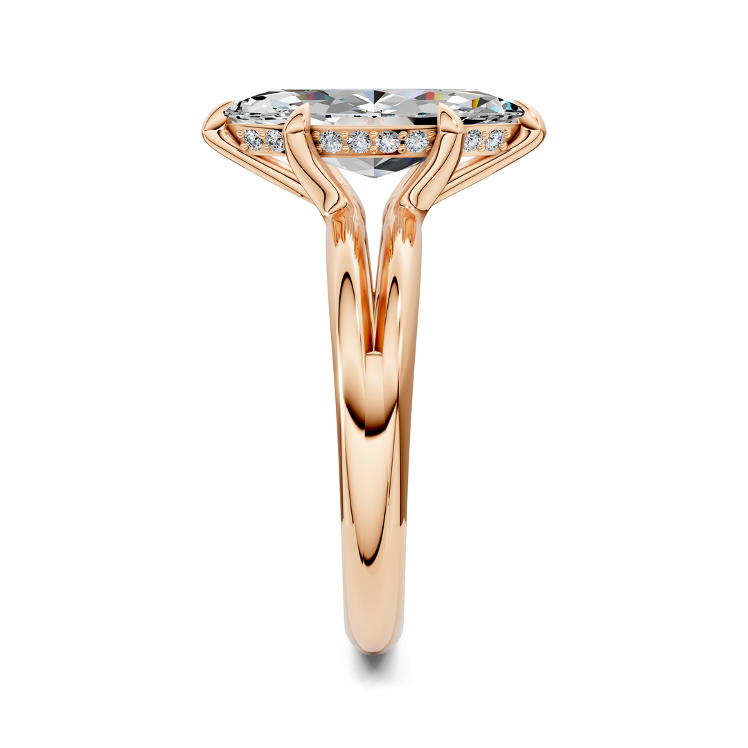 Ashlee Floating Split Band Ring