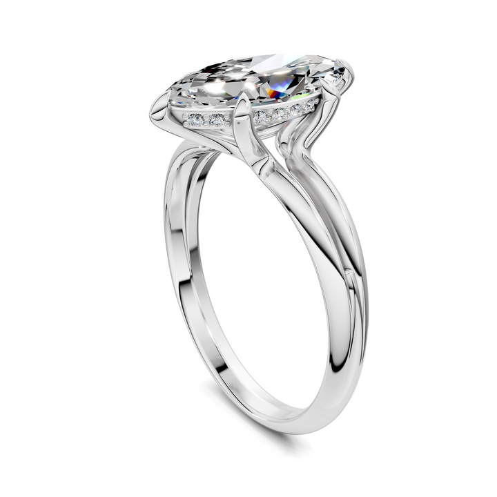 Ashlee Floating Split Band Ring