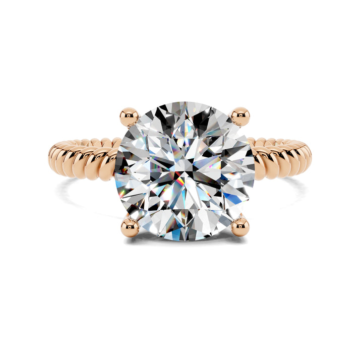 Jennifer Twisted Rope Solitaire Engagement Ring
