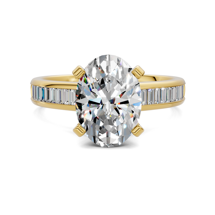 Cindy Baguette Channel Ring