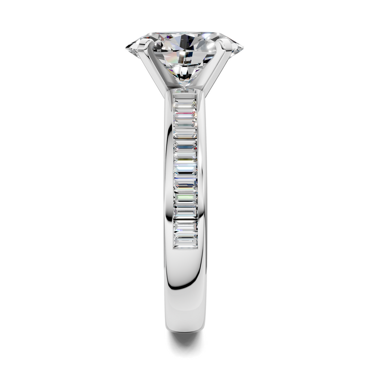 Cindy Baguette Channel Ring