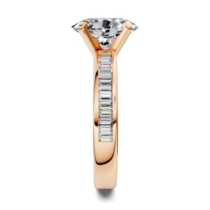 Cindy Baguette Channel Ring