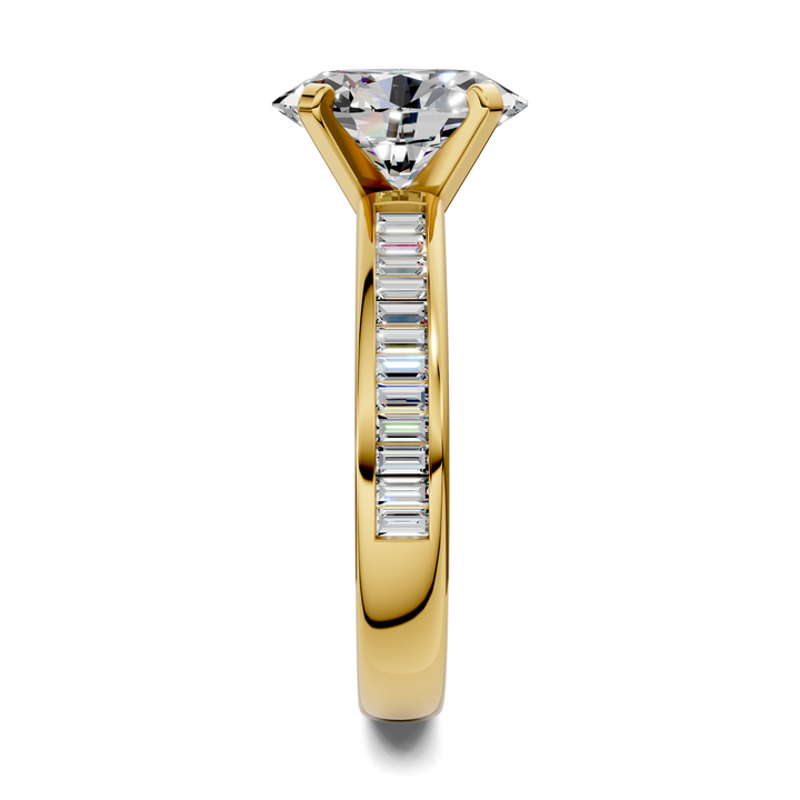 Cindy Baguette Channel Ring