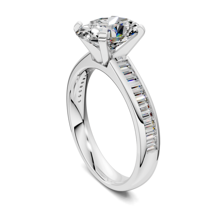 Cindy Baguette Channel Ring