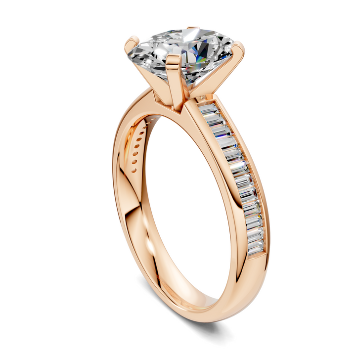 Cindy Baguette Channel Ring