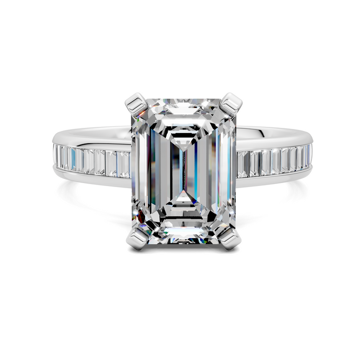 Cindy Baguette Channel Ring