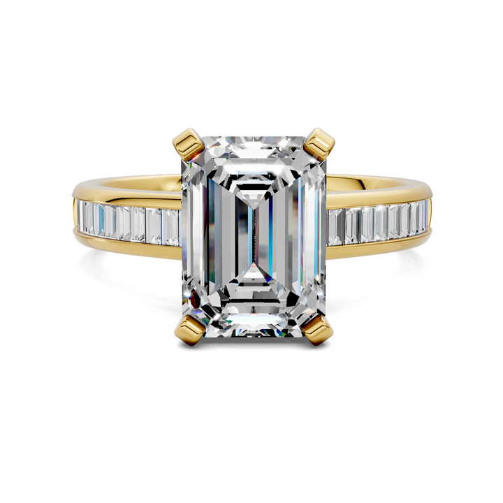 Cindy Baguette Channel Ring