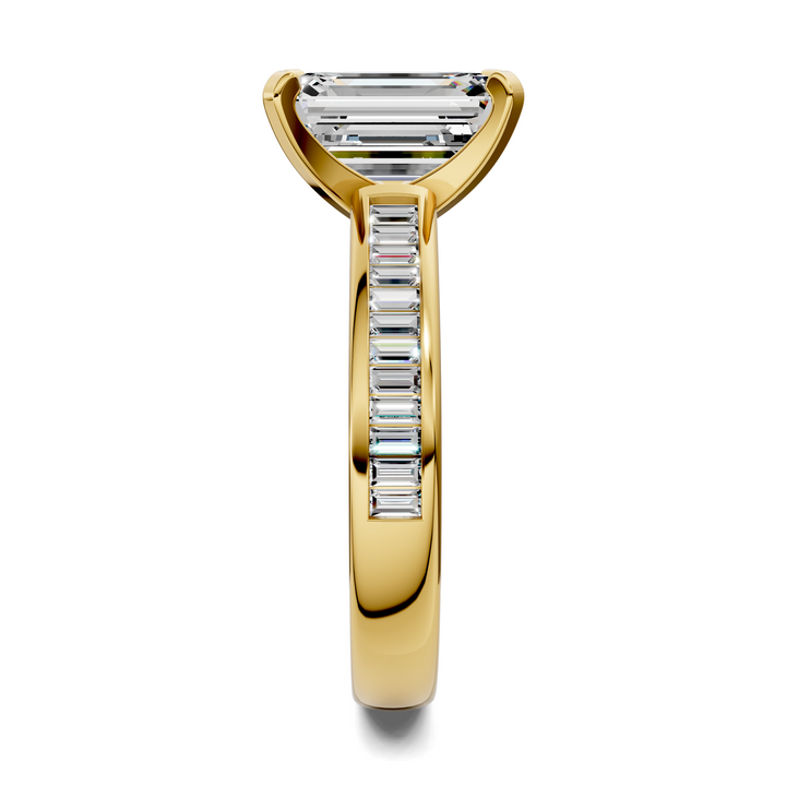 Cindy Baguette Channel Ring
