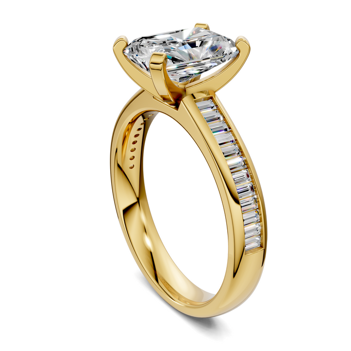 Cindy Baguette Channel Ring