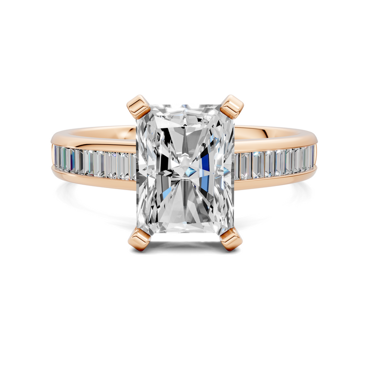 Cindy Baguette Channel Ring