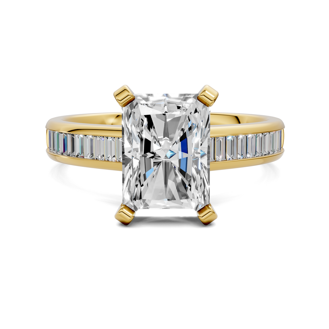 Cindy Baguette Channel Ring