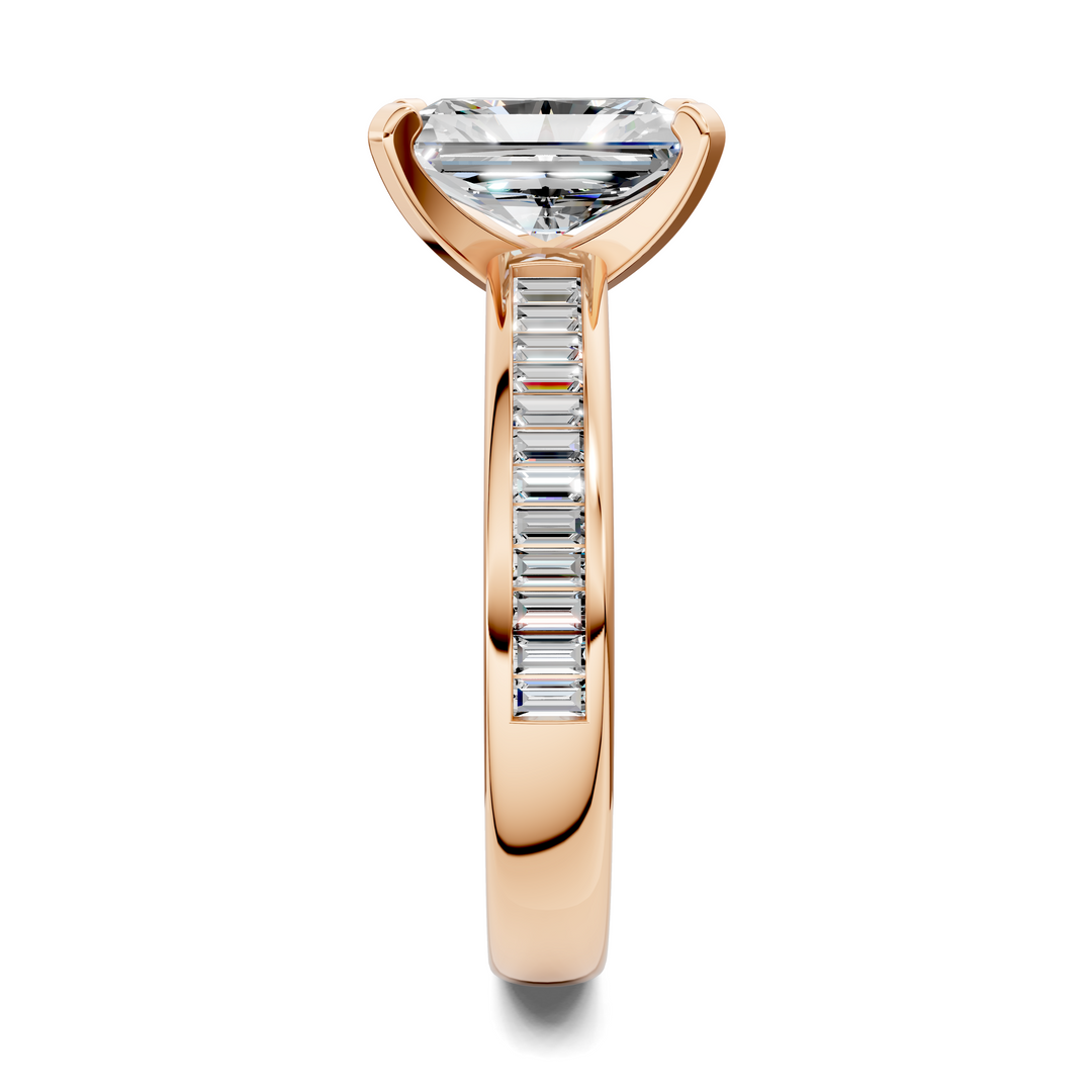 Cindy Baguette Channel Ring