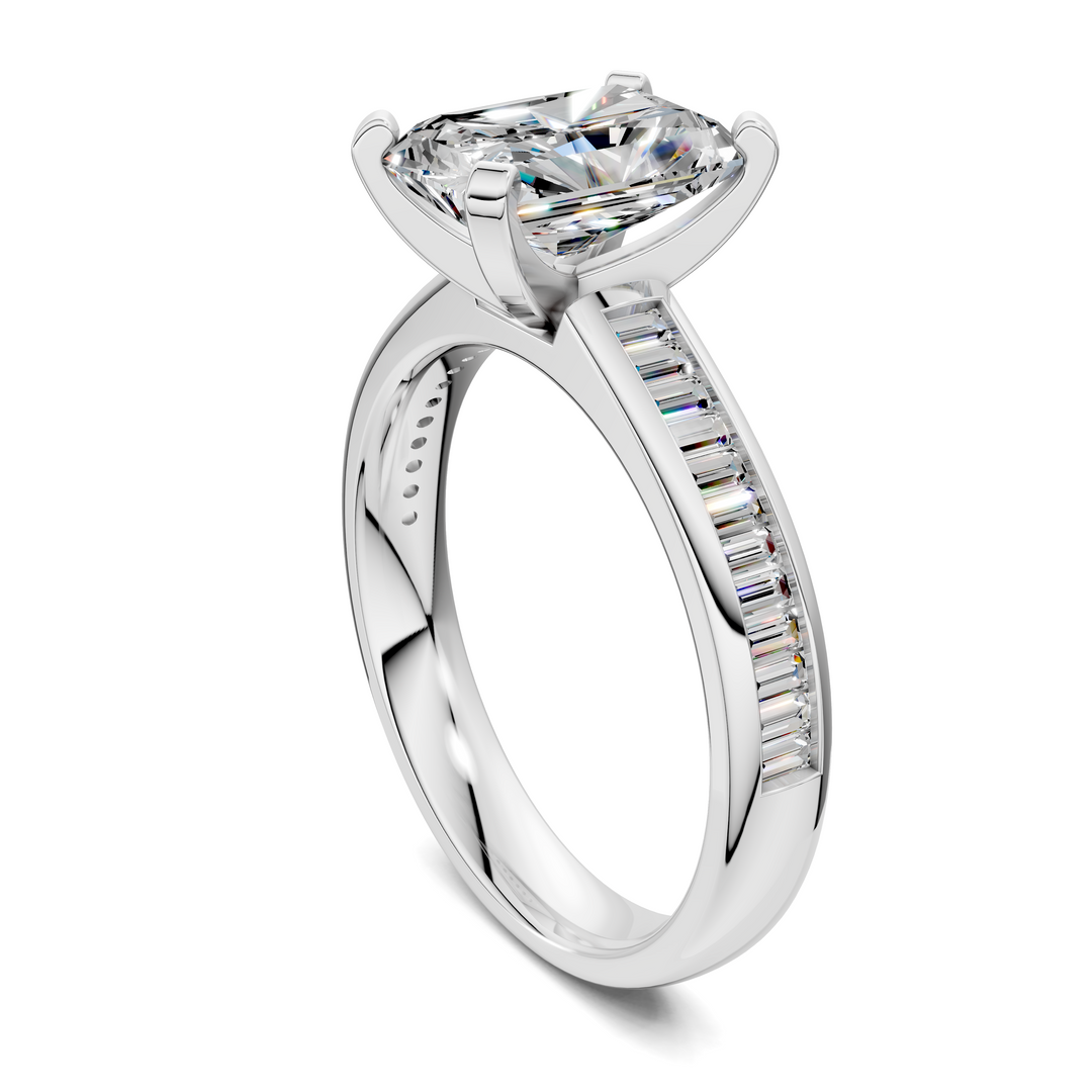 Cindy Baguette Channel Ring