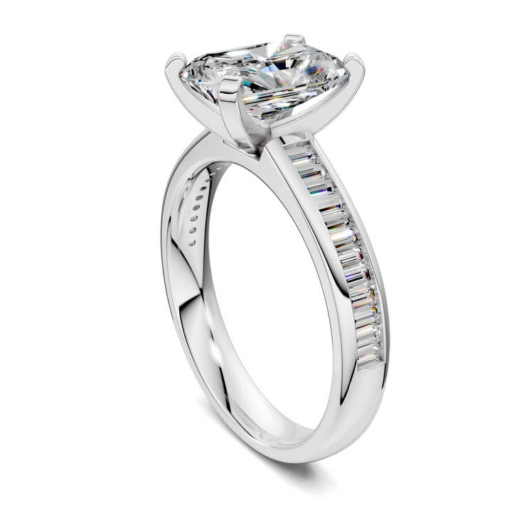 Cindy Baguette Channel Ring