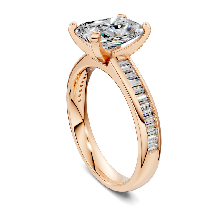 Cindy Baguette Channel Ring