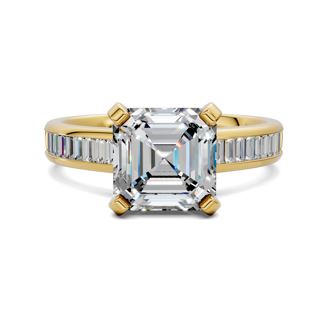 Cindy Baguette Channel Ring