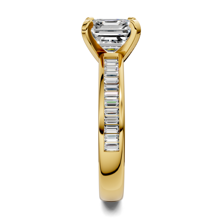 Cindy Baguette Channel Ring