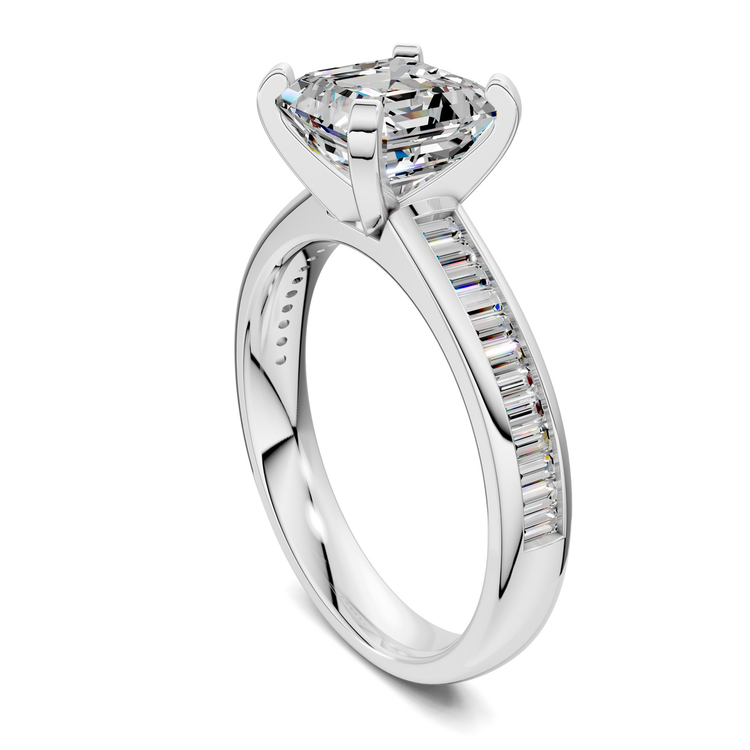 Cindy Baguette Channel Ring