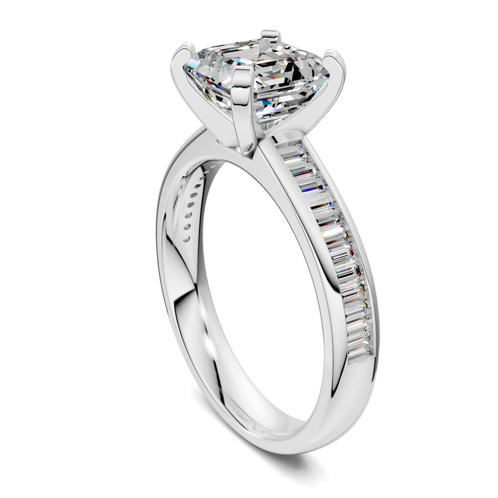 Cindy Baguette Channel Ring