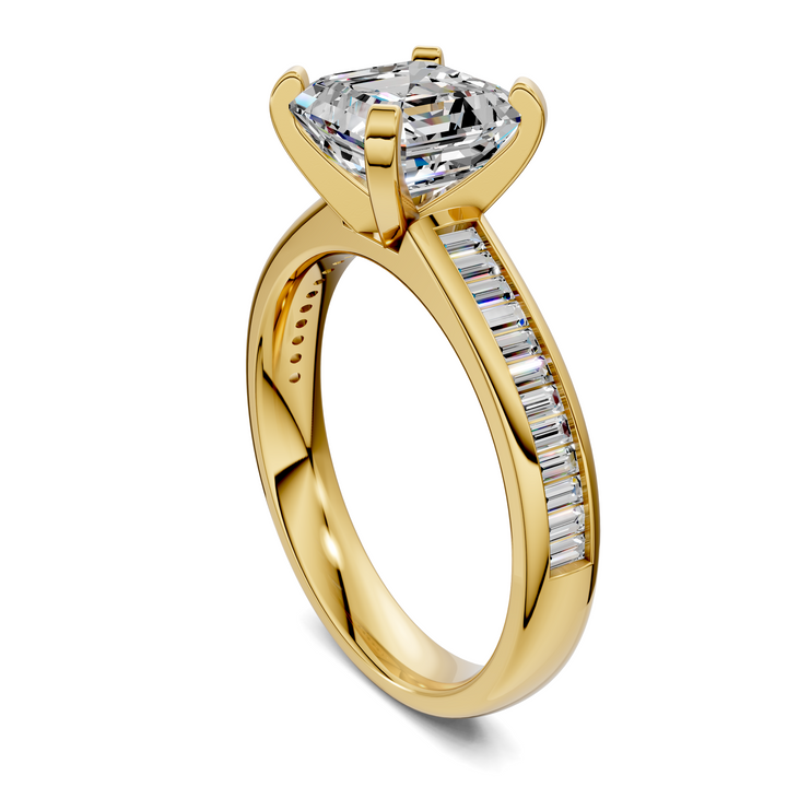 Cindy Baguette Channel Ring