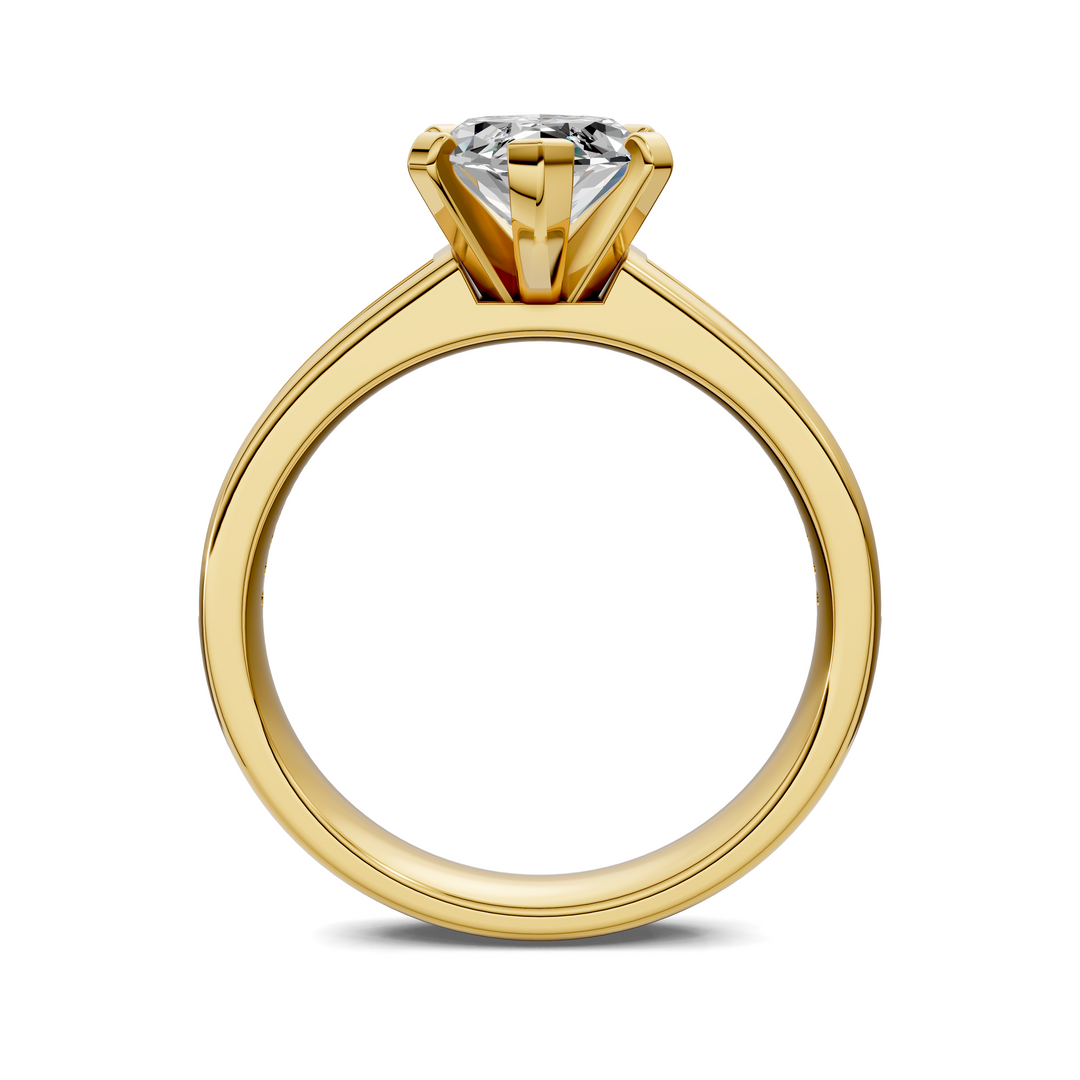 Cindy Baguette Channel Ring