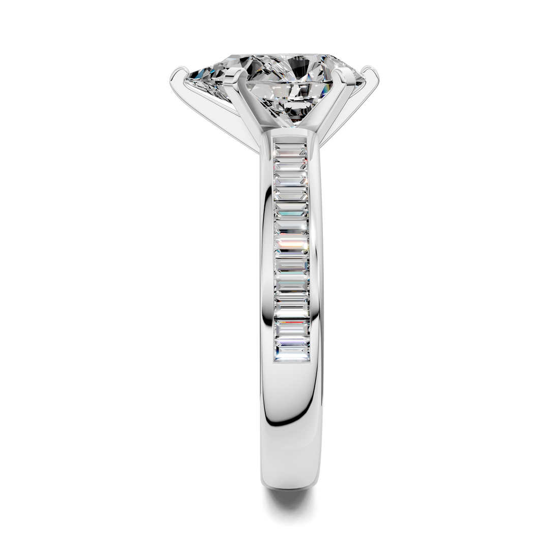 Cindy Baguette Channel Ring