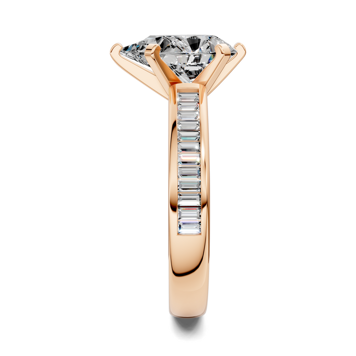 Cindy Baguette Channel Ring