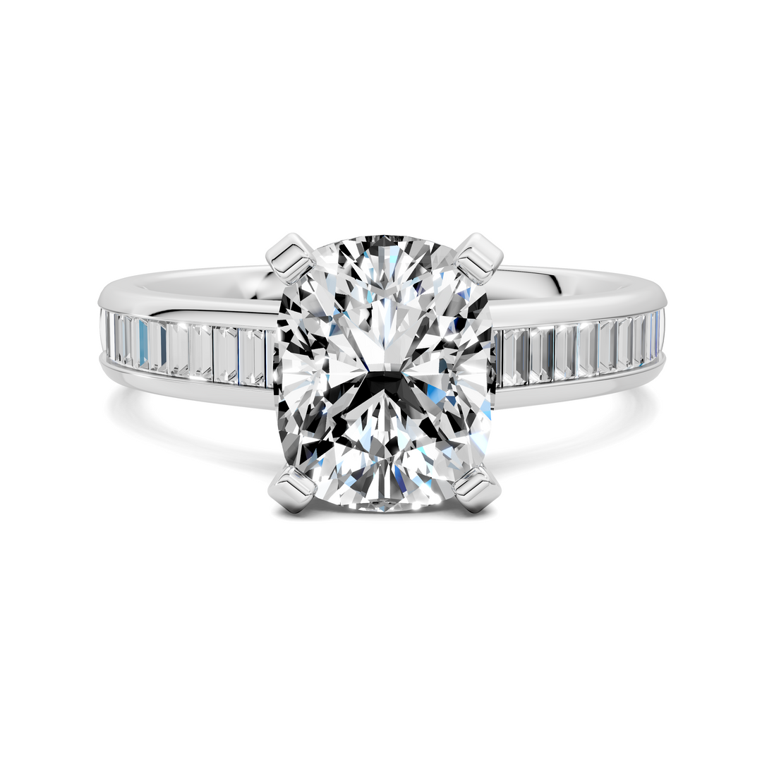 Cindy Baguette Channel Ring