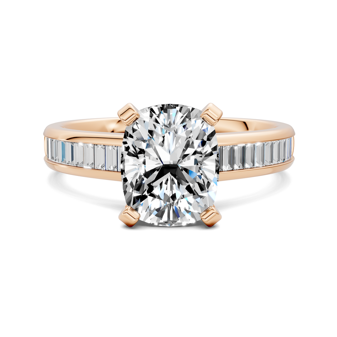 Cindy Baguette Channel Ring