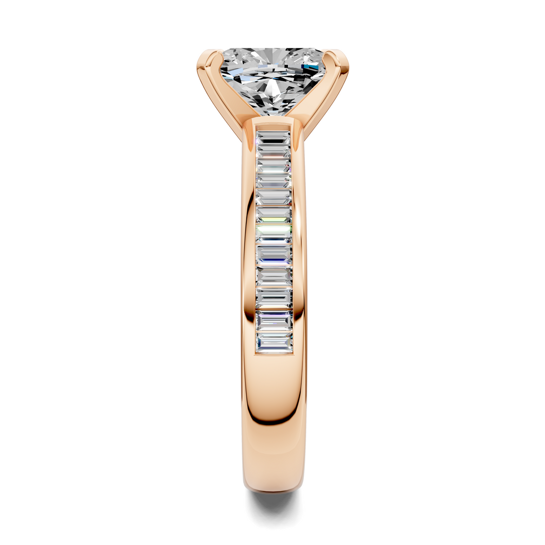 Cindy Baguette Channel Ring