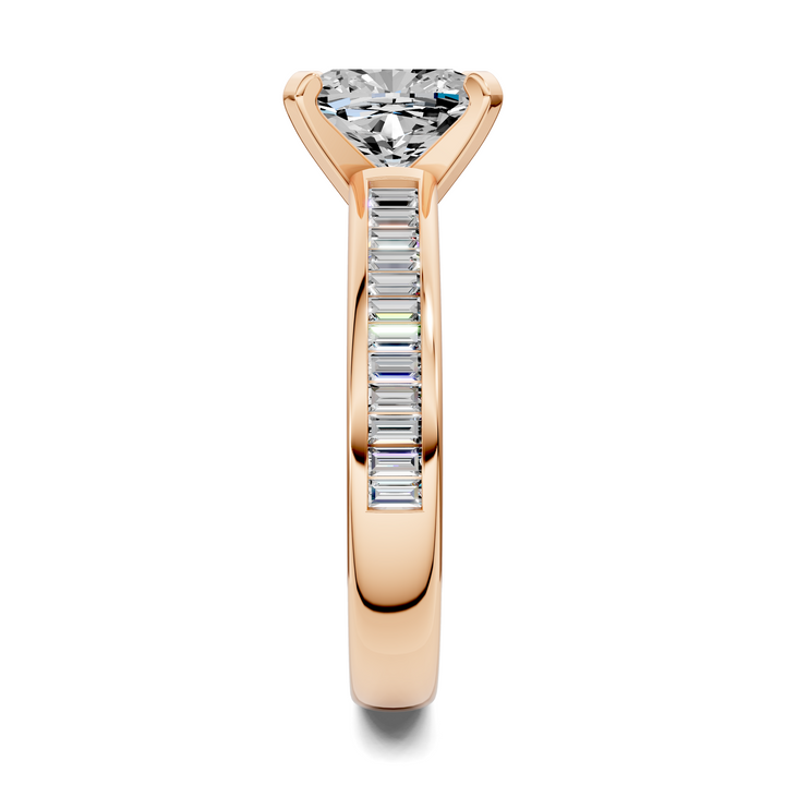 Cindy Baguette Channel Ring
