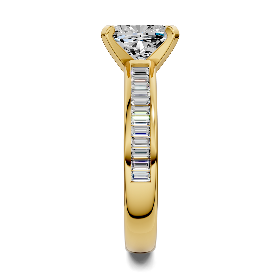 Cindy Baguette Channel Ring