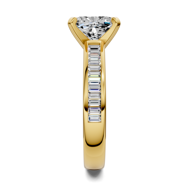 Cindy Baguette Channel Ring