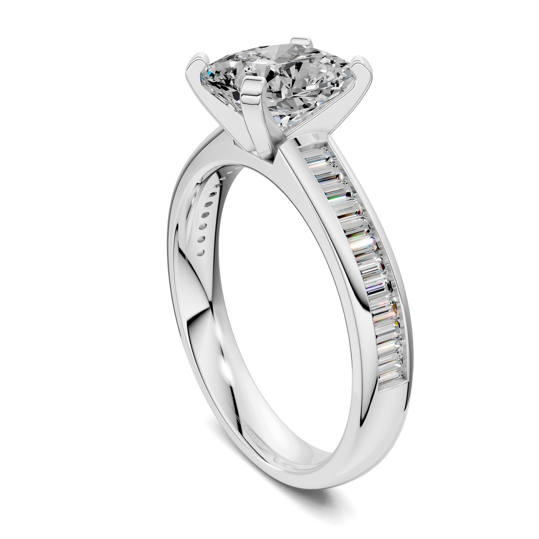 Cindy Baguette Channel Ring
