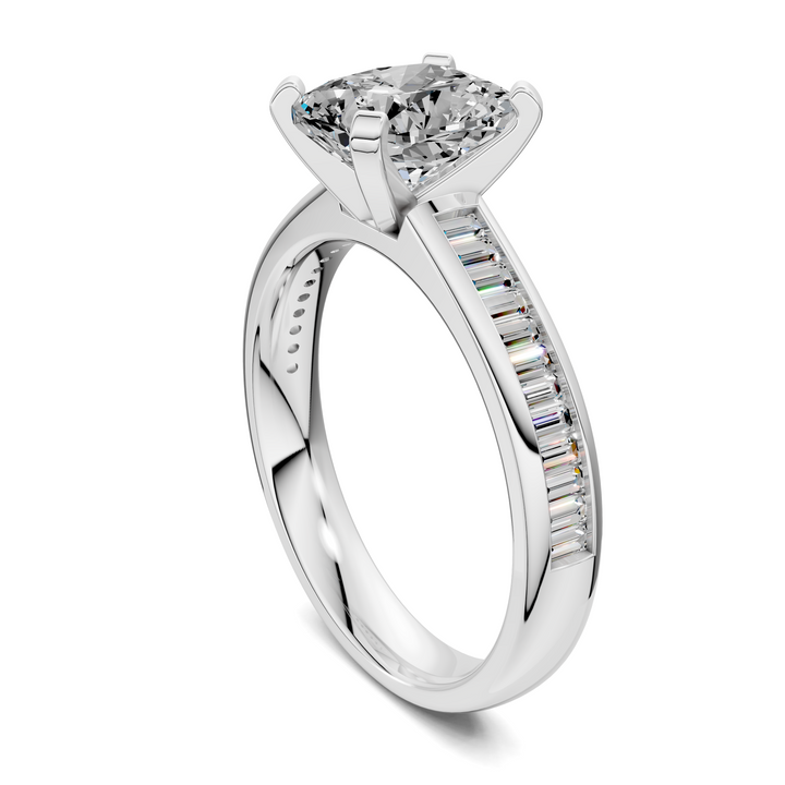 Cindy Baguette Channel Ring