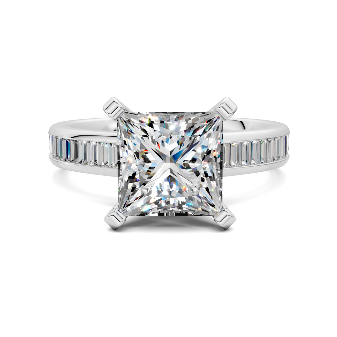 Cindy Baguette Channel Ring