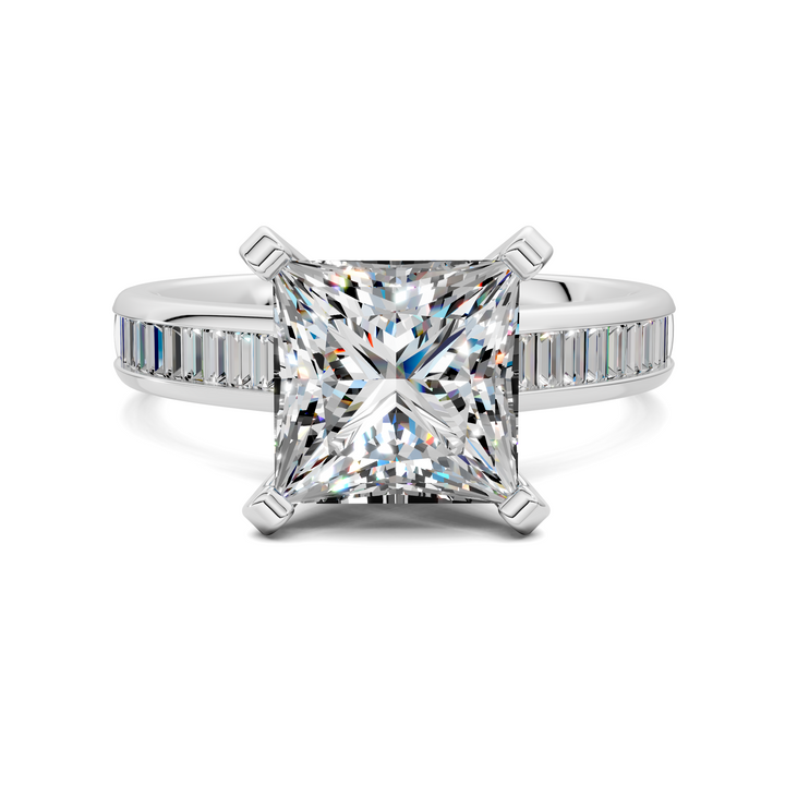 Cindy Baguette Channel Ring