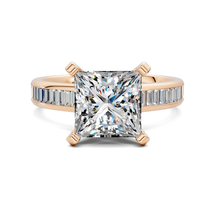 Cindy Baguette Channel Ring