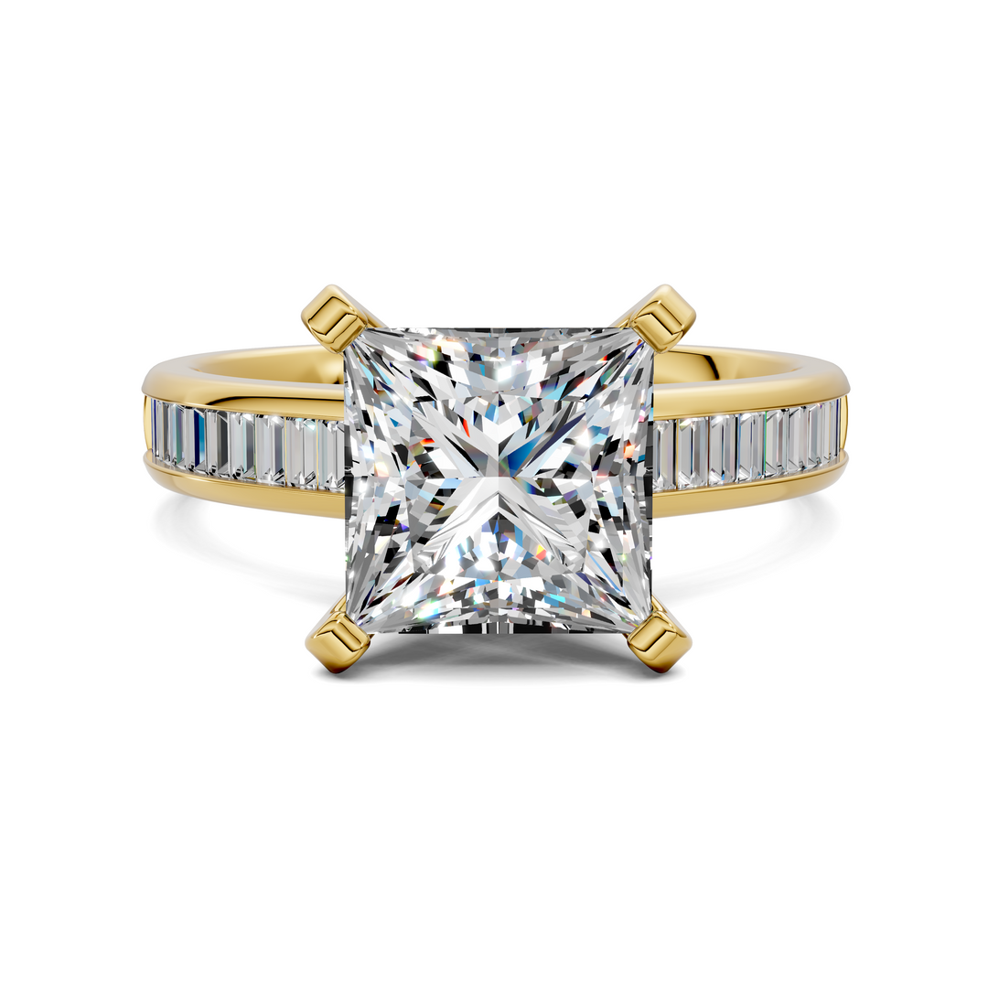 Cindy Baguette Channel Ring