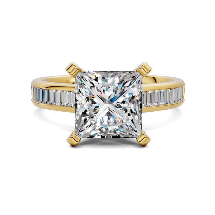 Cindy Baguette Channel Ring