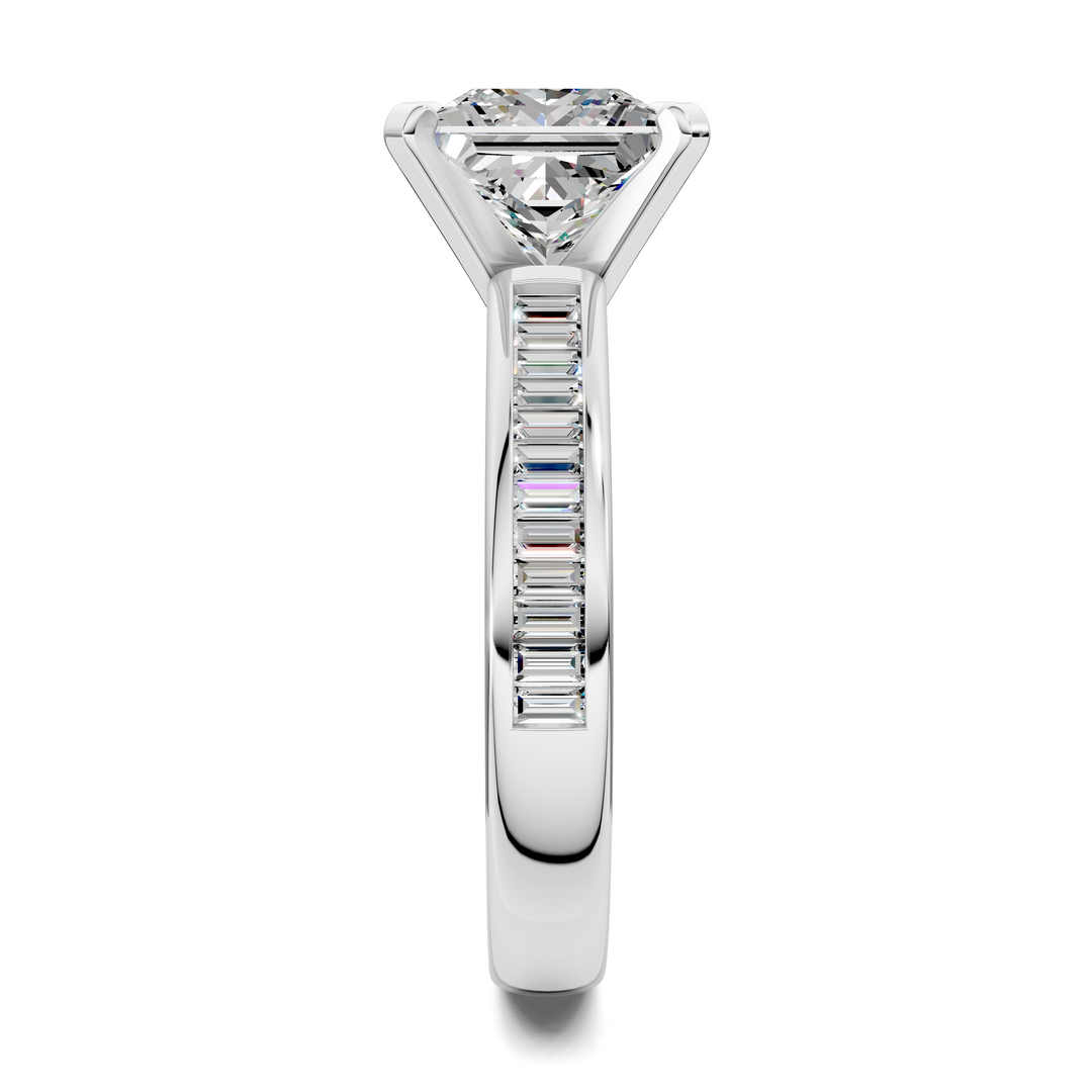 Cindy Baguette Channel Ring