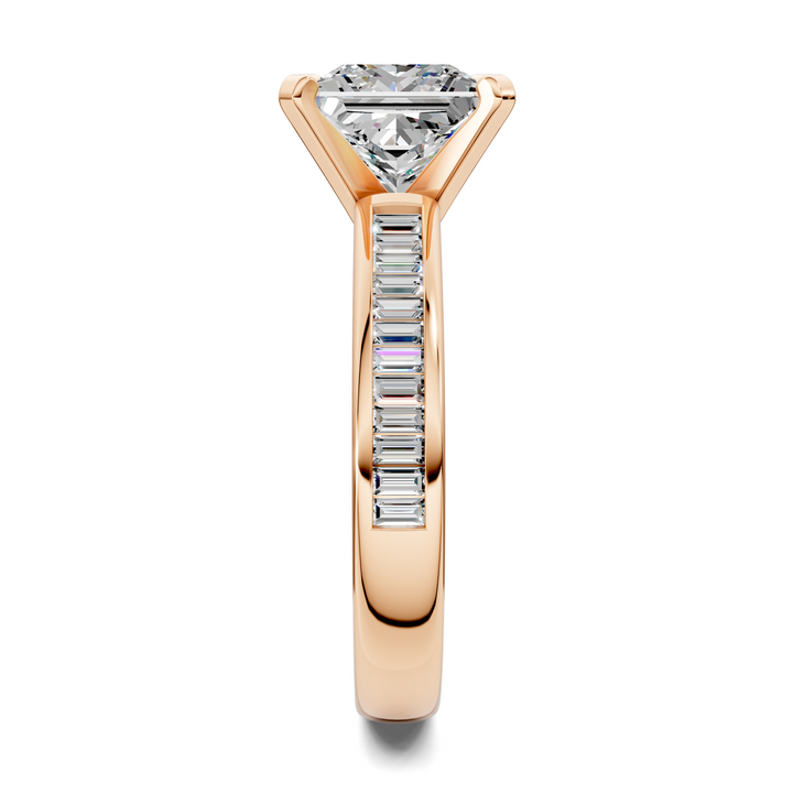 Cindy Baguette Channel Ring