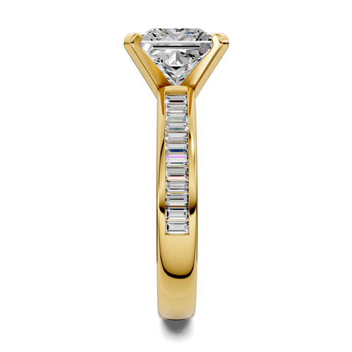 Cindy Baguette Channel Ring
