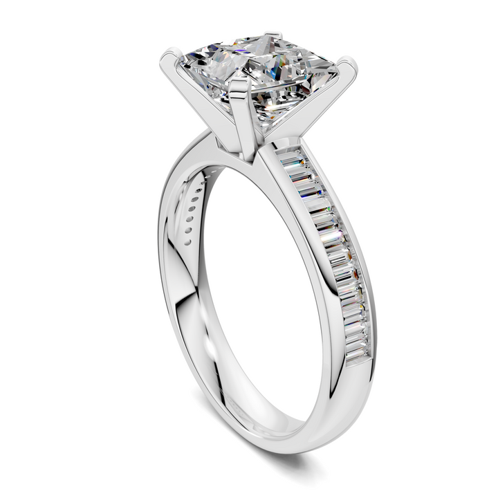 Cindy Baguette Channel Ring