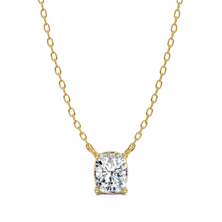 1.50CTW Solitaire Cushion Diamond Pendant