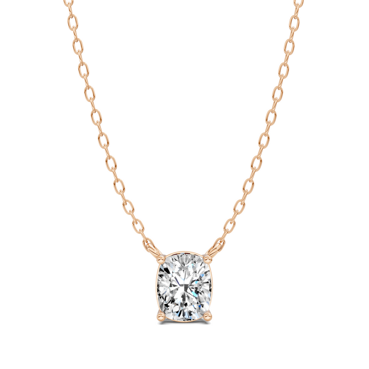 1.50CTW Solitaire Cushion Diamond Pendant