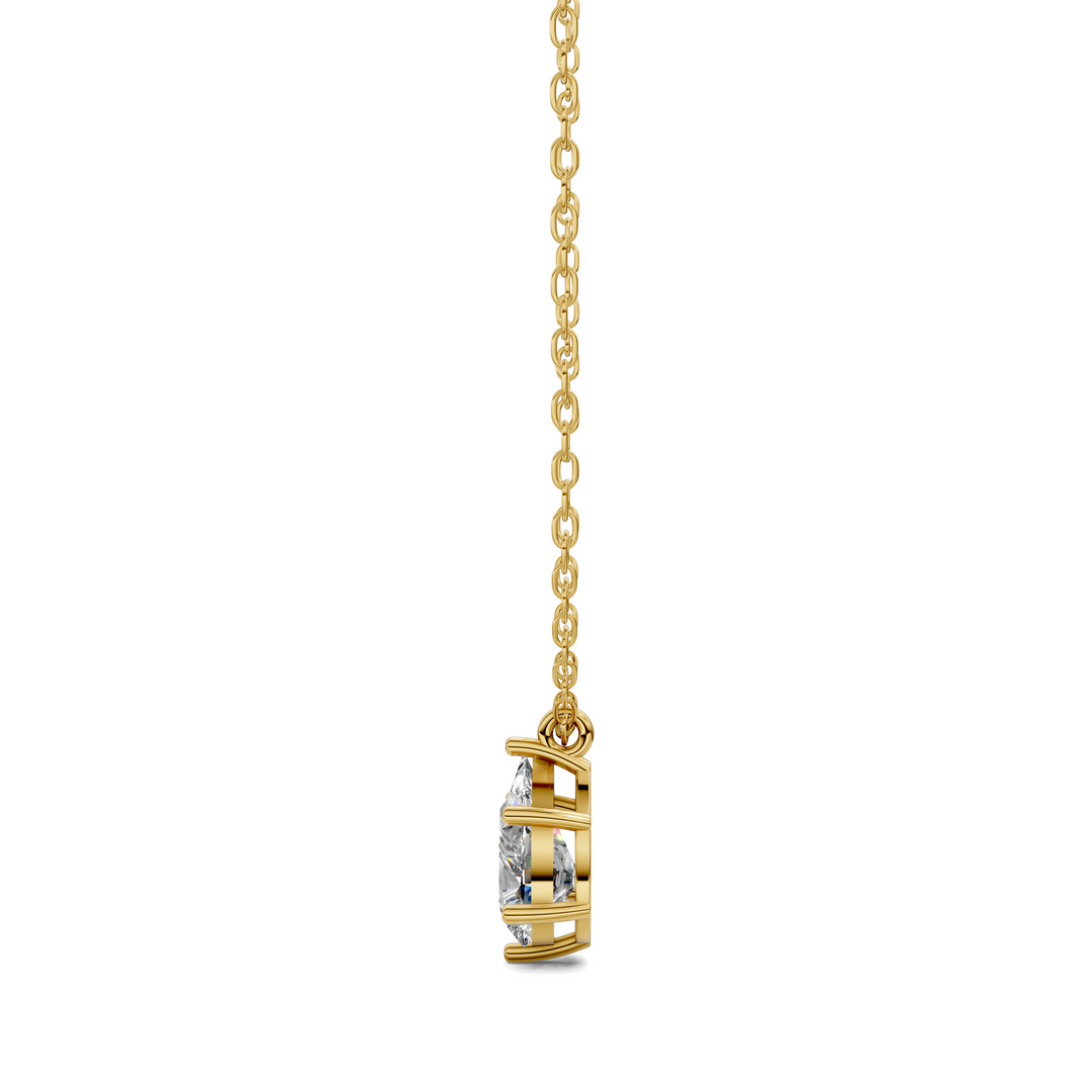 1.50CTW Solitaire Pear Diamond Pendant
