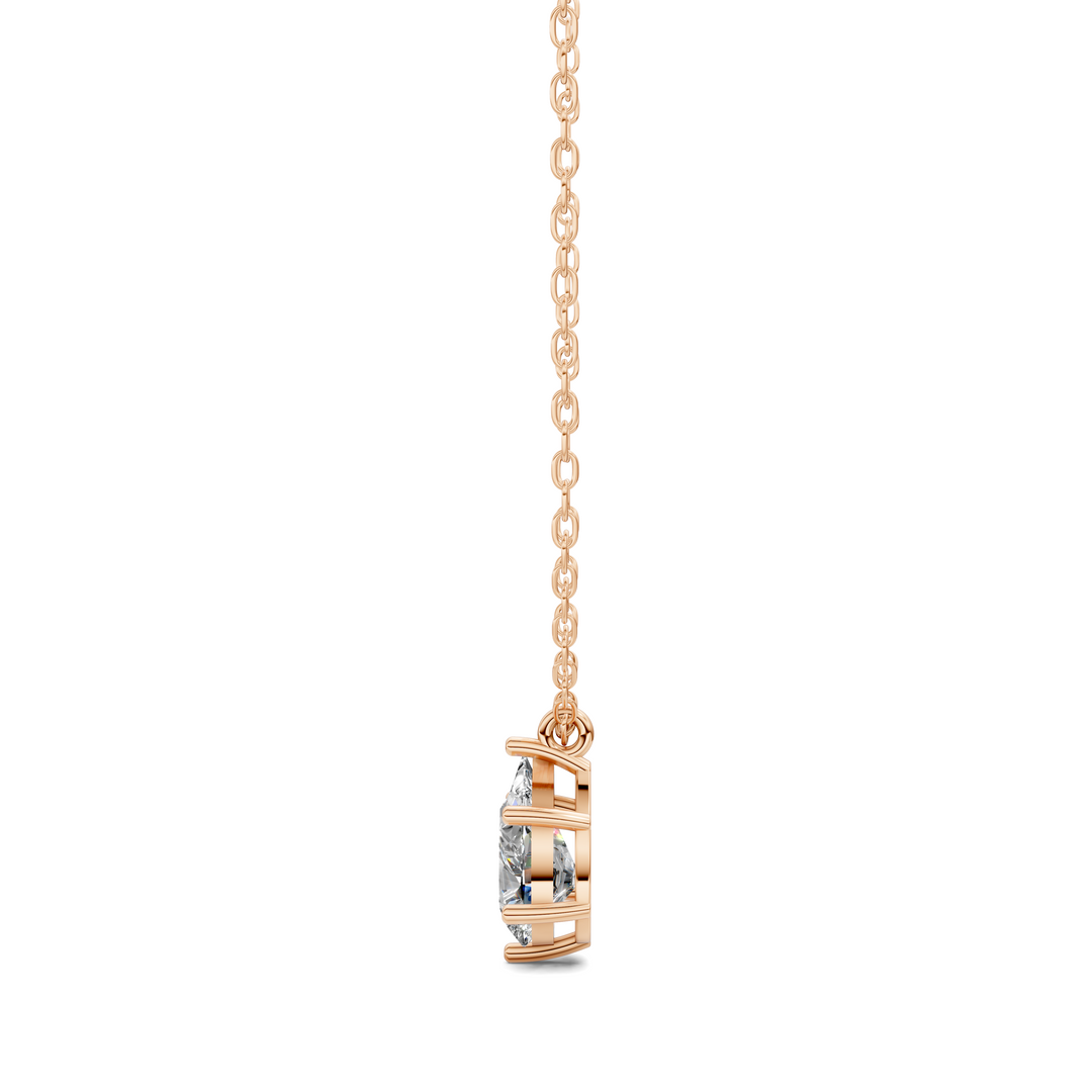 1.50CTW Solitaire Pear Diamond Pendant
